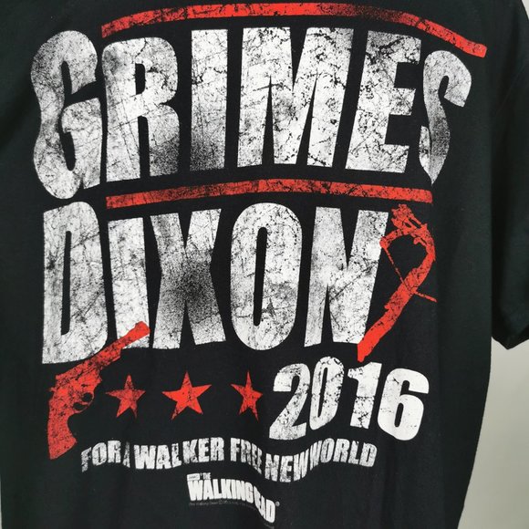 The Walking Dead Grimes Dixon 2016 T-Shirt - Picture 3 of 7